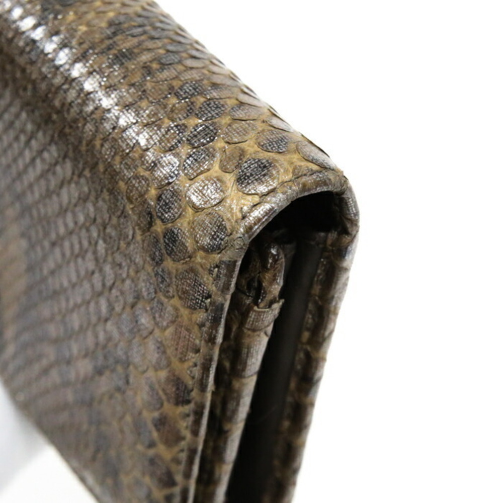Gucci Continental Wallet Python Leather Gg Sparkl… - image 6